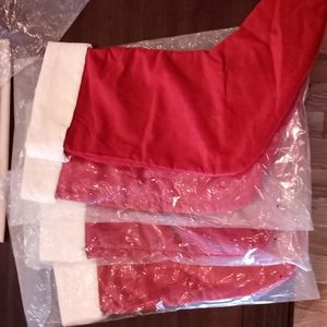 4 NWT Pottery Barn Large Classic Velvet Christmas Stockings